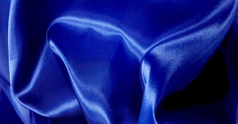 shiny blue fabric